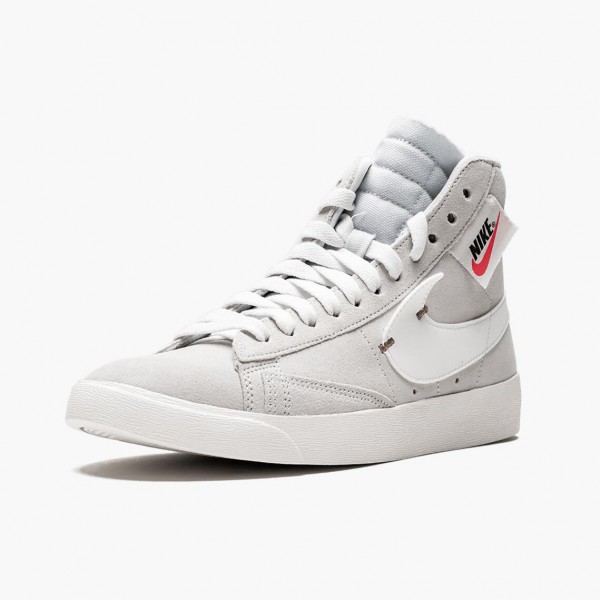 Ny  Nike Blazer Mid Rebel Off Hvit BQ4022 101 Dame/Herre Sneakers