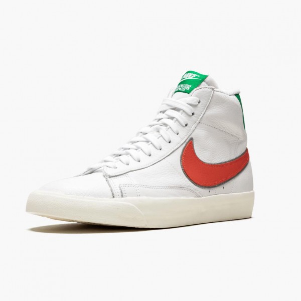 Blå  Nike Blazer Mid Stranger Things Hawkins High School CJ6101 100 Dame/Herre Sko