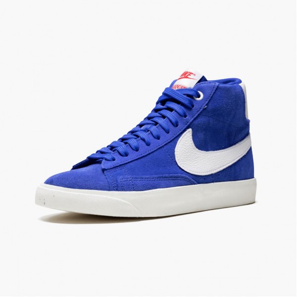 Blå  Nike Blazer Mid Stranger Things Independence Day Pack CZ9441 400 Dame/Herre Sko