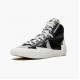 Hvit  Nike Blazer Mid sacai Svart Grå BV0072 002 Dame/Herre Sko