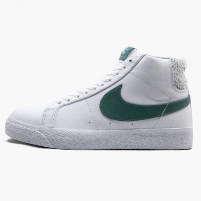 Nike SB Zoom Blazer Mid Hvit Bicoastal CJ6983 100 Dame/Herre