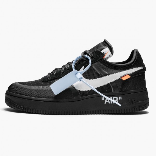 Nike Air Force 1 Low Off Hvit Svart Hvit AO4606 001 Herre