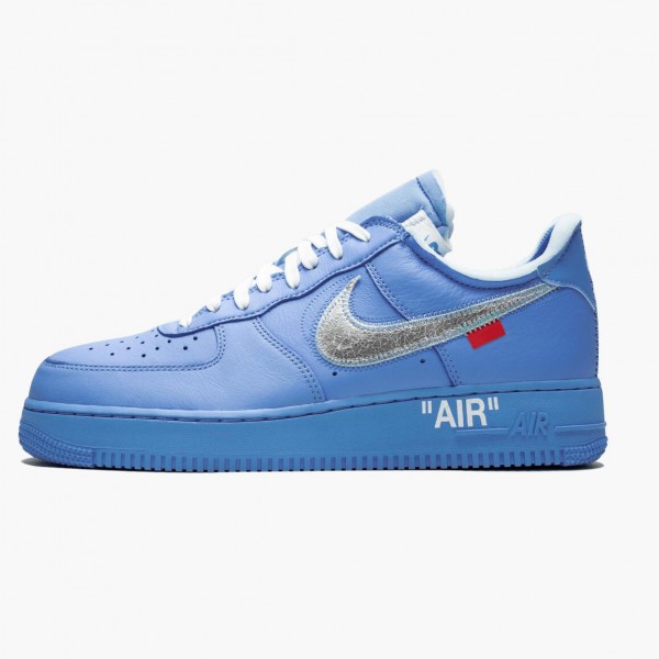 Nike Air Force 1 Low Off Hvit MCA University Blå 