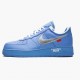 Butikk  Nike Air Force 1 Low Off Hvit MCA University Blå Sneakers