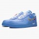 Butikk  Nike Air Force 1 Low Off Hvit MCA University Blå Sneakers