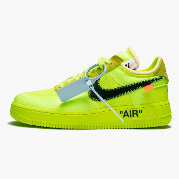 Nike Air Force 1 Low Off Hvit Volt AO4606 700 Dame/Herre