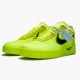 Billig  Nike Air Force 1 Low Off Hvit Volt AO4606 700 Dame/Herre Sko