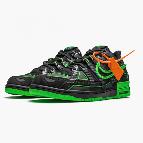 Kjøp  Nike Air Rubber Dunk Off Hvit Grønn Strike CU6015 001 Dame/Herre Sko