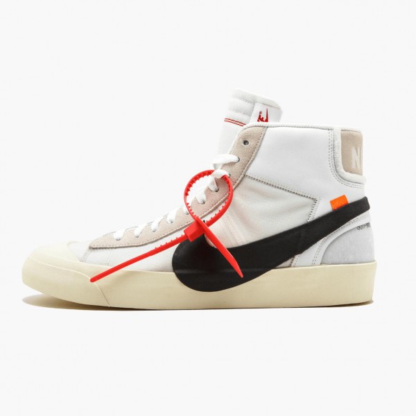 Nike Blazer Mid Off Hvit AA3832 100 Dame/Herre