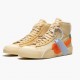 Svart  Nike Blazer Mid Off Hvit All Hallows Eve AA3832 700 Dame/Herre Sneakers