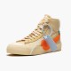 Svart  Nike Blazer Mid Off Hvit All Hallows Eve AA3832 700 Dame/Herre Sneakers