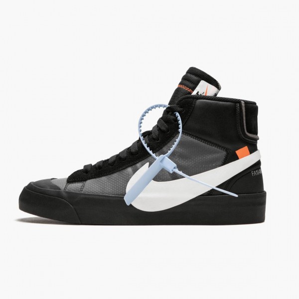 Nike Blazer Mid Off Hvit Grim Reaper AA3832 001 Dame/Herre