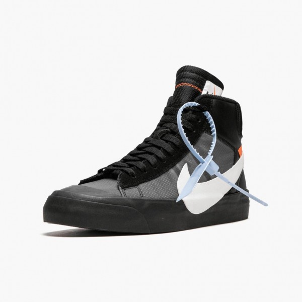 Rabatt  Nike Blazer Mid Off Hvit Grim Reaper AA3832 001 Dame/Herre Sko