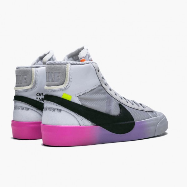 Rabatt  Nike Blazer Mid Off-Hvit Wolf Grå Serena Queen AA3832 002 Dame/Herre Sko