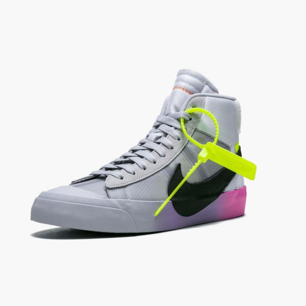 Rabatt  Nike Blazer Mid Off-Hvit Wolf Grå Serena Queen AA3832 002 Dame/Herre Sko