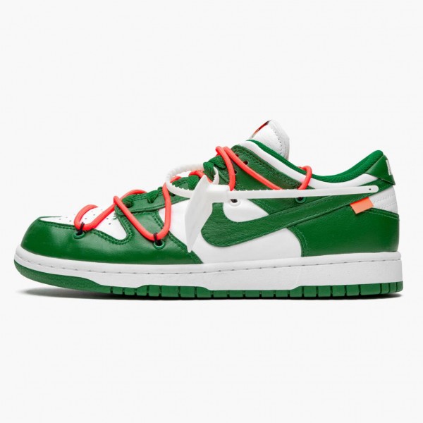 Nike Dunk Low Off Hvit Pine Grønn CT0856 100 Dame/Herre