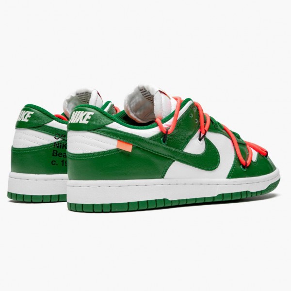 Blå  Nike Dunk Low Off Hvit Pine Grønn CT0856 100 Dame/Herre Sko