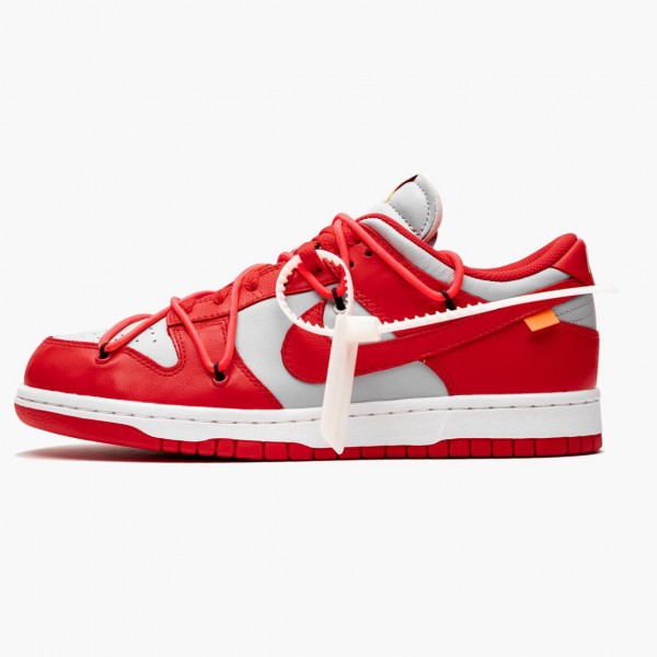 Nike Dunk Low Off Hvit University Rød CT0856 600 Dame/Herre