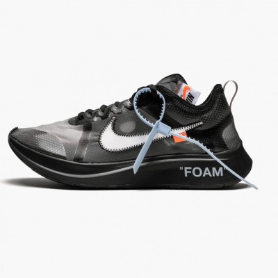 Nike Zoom Fly Off Hvit Svart Sølv 588 001 Dame/Herre