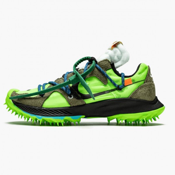 Nike Zoom Terra Kiger 5 OFF WHITE Electric Grønn CD8179 300 Dame/Herre