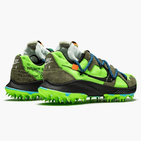 Butikk  Nike Zoom Terra Kiger 5 OFF WHITE Electric Grønn CD8179 300 Dame/Herre Sneakers