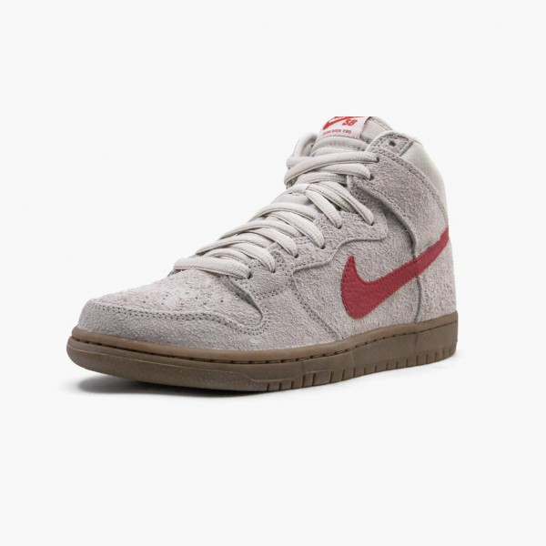 Kjøp  Nike Dunk High Pro SB Birch Hyper Rød 305050 206 Dame/Herre Sko