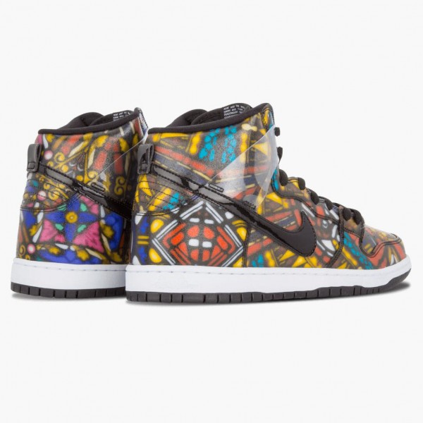 Ny  Nike Dunk SB High Cncpts Stained Glass 313171 606 Dame/Herre Sko