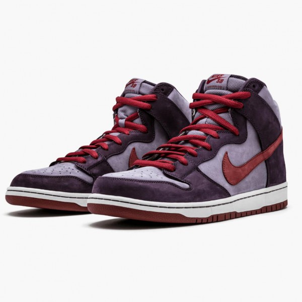 Ny  Nike Dunk SB High Daybreak Plum 313171 500 Dame/Herre Sko