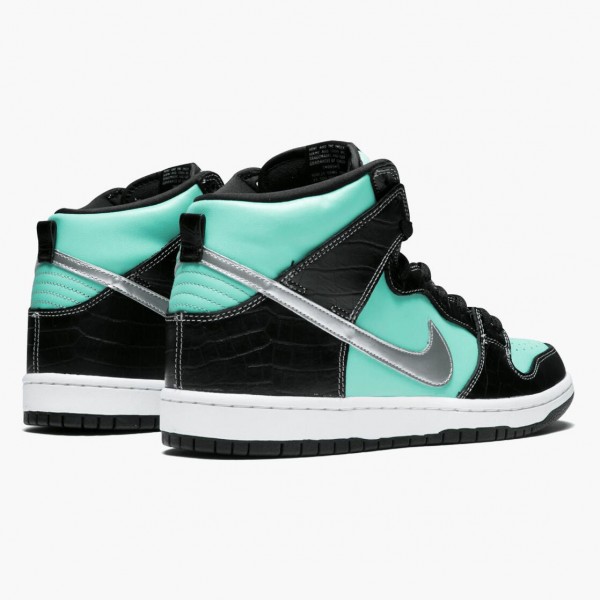 Rabatt  Nike Dunk SB High Diamond Supply Co Tiffany 653599 400 Dame/Herre Sneakers