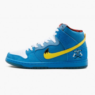 Nike Dunk SB High Familia Blå Ox 313171 471 Herre