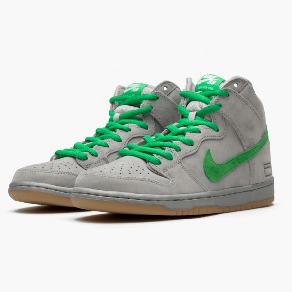 Rød  Nike Dunk SB High Sølv Box 313171 039 Herre Sneakers