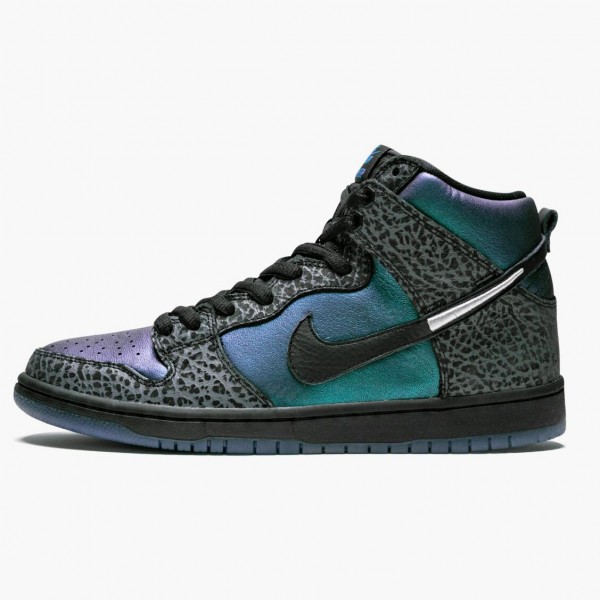 Nike SB Dunk High Svart Sheep Hornet BQ6827 001 Dame/Herre