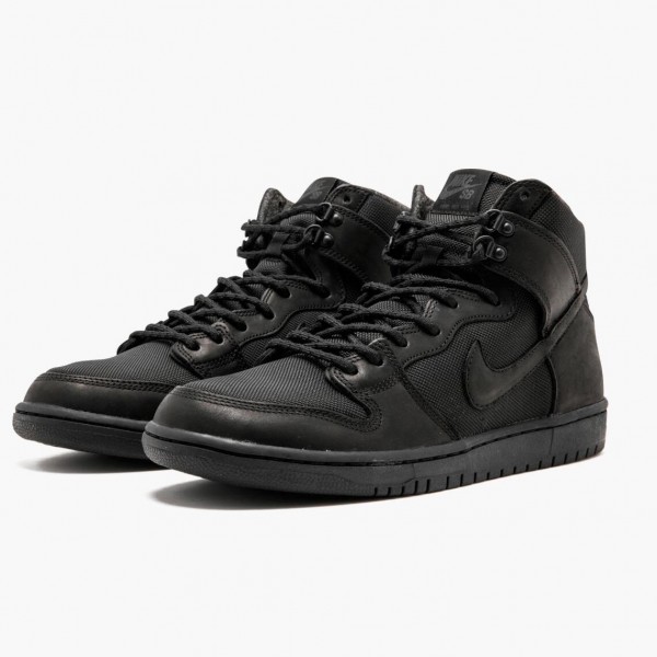 Rød  Nike SB Dunk High Bota 923110 001 Dame/Herre Sko