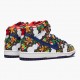 Hvit  Nike SB Dunk High Concepts Ugly Christmas Sweater 881758 446 Dame/Herre Sneakers