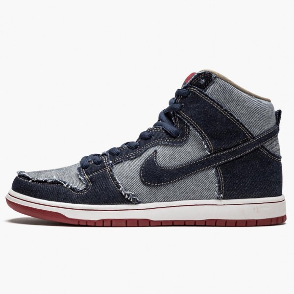 Nike SB Dunk High Reese Forbes Denim CT6680 100 Herre