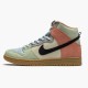 Rød  Nike SB Dunk High Spectrum CN8345 001 Dame/Herre Sneakers