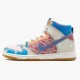 Svart  Nike SB Dunk High Thomas Campbell What the Dunk 918321 381 Dame/Herre Sko