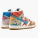 Svart  Nike SB Dunk High Thomas Campbell What the Dunk 918321 381 Dame/Herre Sko