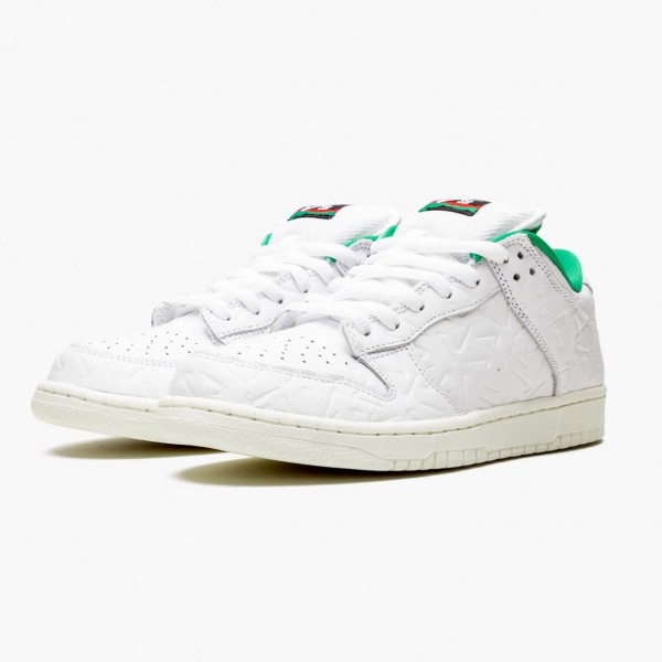 Hvit  Nike SB Dunk Low Ben G CU3846 100 Dame/Herre Sko