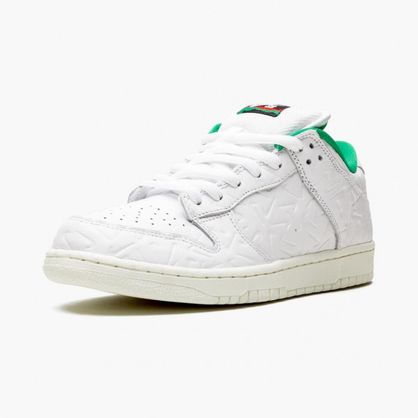 Hvit  Nike SB Dunk Low Ben G CU3846 100 Dame/Herre Sko