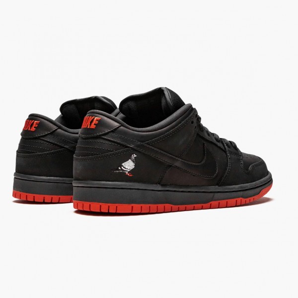 Blå  Nike SB Dunk Low Svart Pigeon 883232 008 Dame/Herre Sko