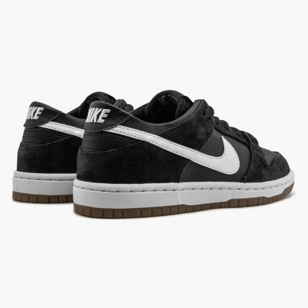 Rød  Nike SB Dunk Low Svart Hvit Gum 854866 019 Herre Sneakers