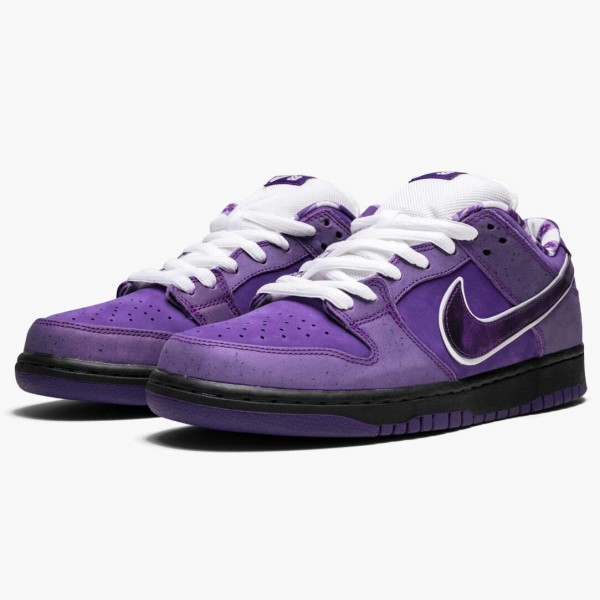 Brun  Nike SB Dunk Low Concepts Purple Lobster BV1310 555a Dame/Herre Sneakers