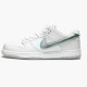 Blå  Nike SB Dunk Low Diamond Supply Co Hvit Diamond BV1310 100 Dame/Herre Sneakers