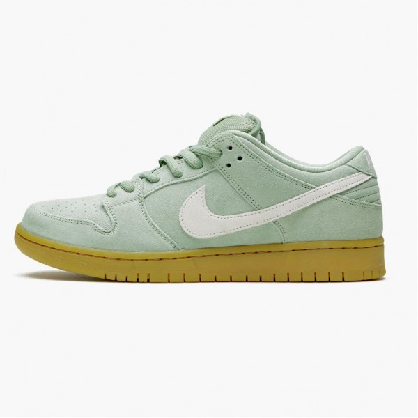 Nike SB Dunk Low Island Grønn Gum BQ6817 300 Dame/Herre