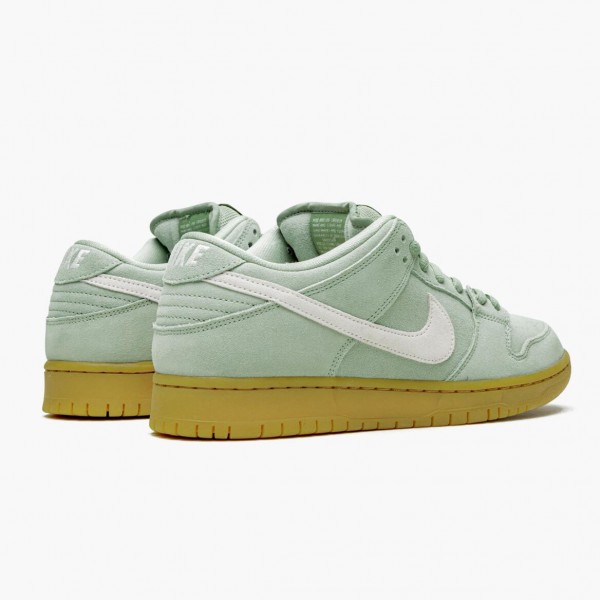 Rød  Nike SB Dunk Low Island Grønn Gum BQ6817 300 Dame/Herre Sko