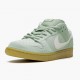 Rød  Nike SB Dunk Low Island Grønn Gum BQ6817 300 Dame/Herre Sko