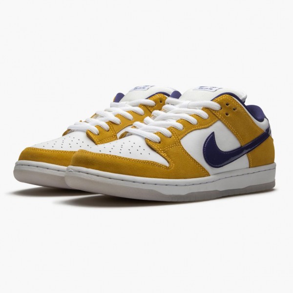 Rød  Nike SB Dunk Low Laser Oransje BQ6817 800 Dame/Herre Sko