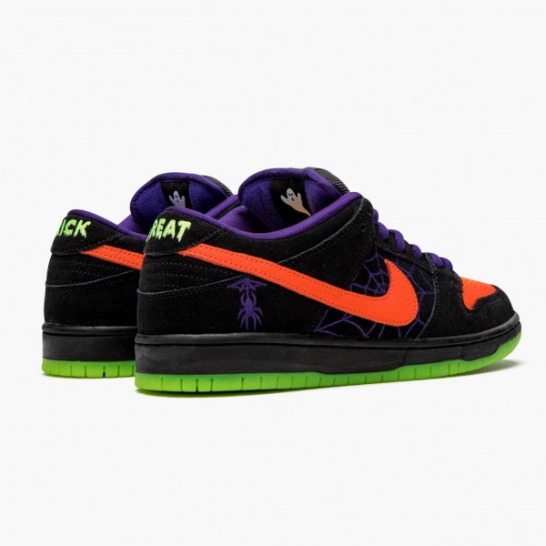 Ny  Nike SB Dunk Low Night of Mischief Halloween BQ6817 006 Dame/Herre Sko