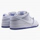 Hvit  Nike SB Dunk Low Premium Hvit Game Royal CJ6884 100 Dame/Herre Sko